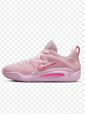 Nike KD 15 "Aunt Pearl" Sneakers, with Contrast Pink Accents